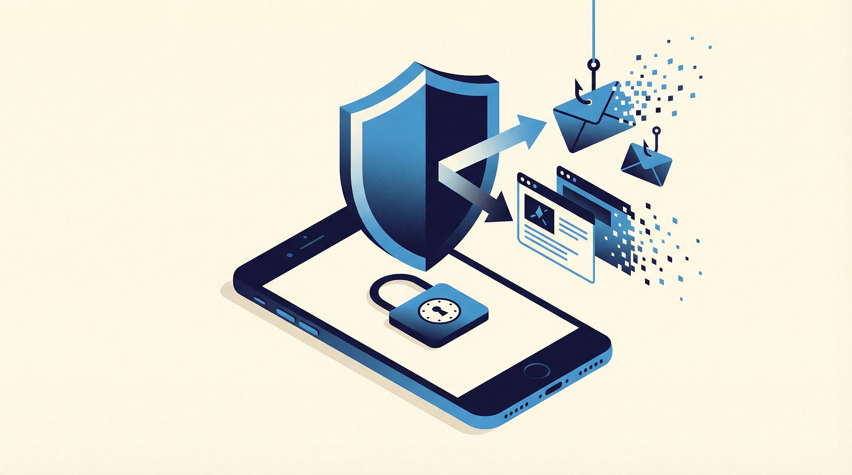 Phishing-Schutz: Smartphone-Schild wehrt Betrugs-E-Mails ab