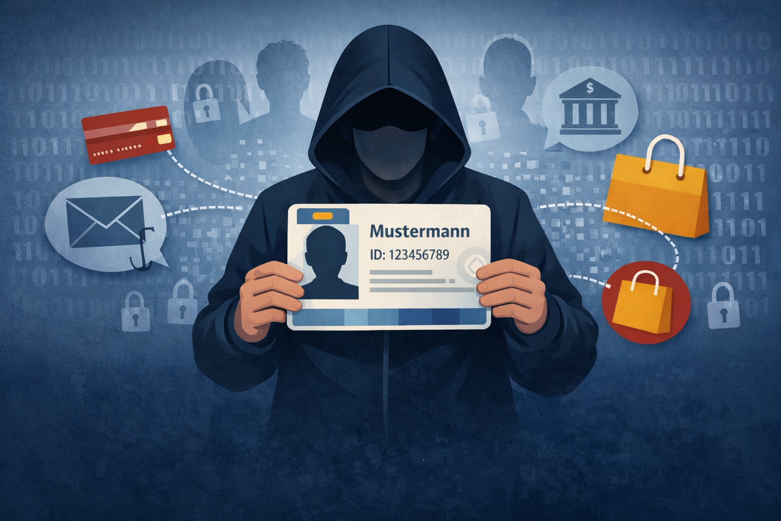 Illustration zu Identitätsdiebstahl und persönlichen Daten