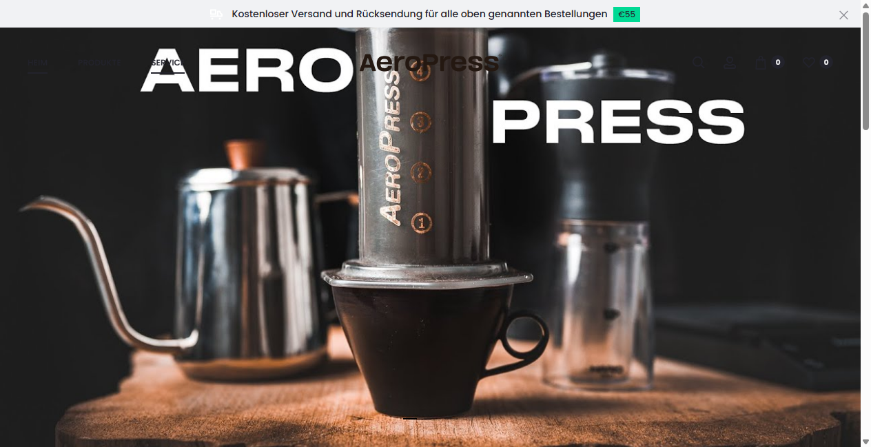 Bestätigte Warnung zu aeropress.co.at (2026)