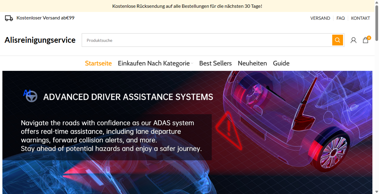 Bestätigte Warnung zu alisreinigungservice.de (2026)