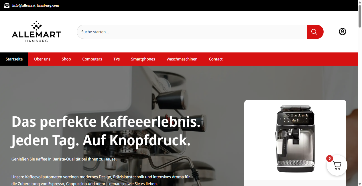 Bestätigte Warnung zu allemart-hamburg.com (2026)