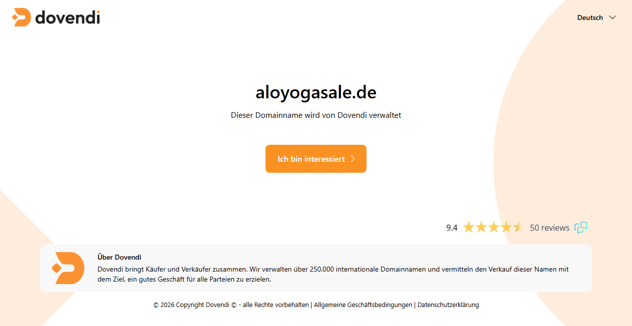Bestätigte Warnung zu aloyogasale.de (2026)