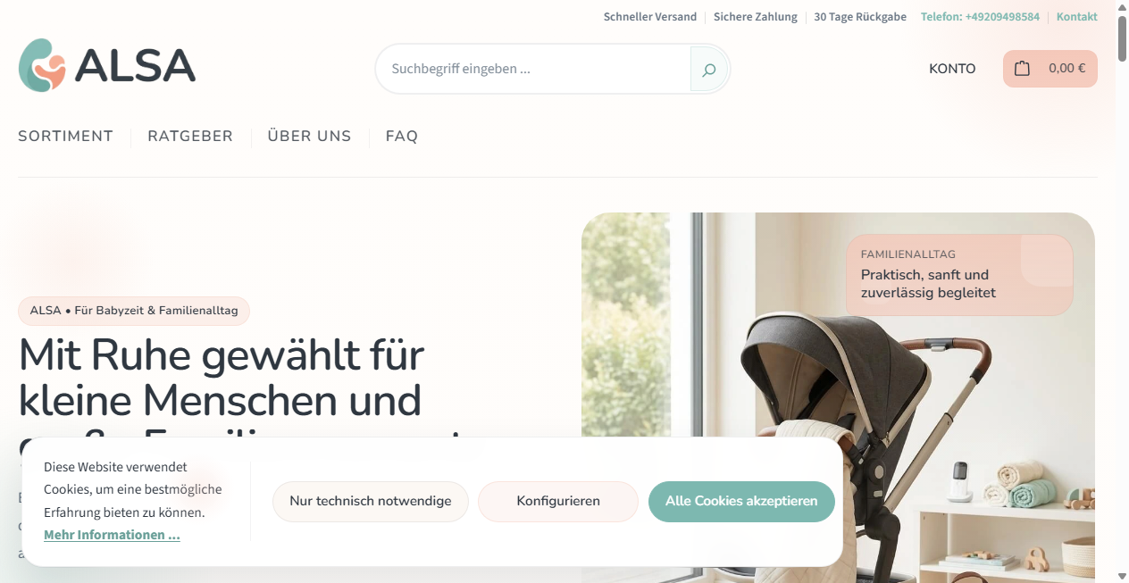 Bestätigte Warnung zu alsa-shop.de (2026)