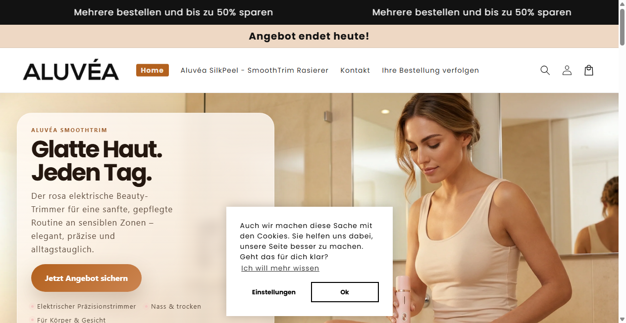 Bestätigte Warnung zu aluvea.de (2026)