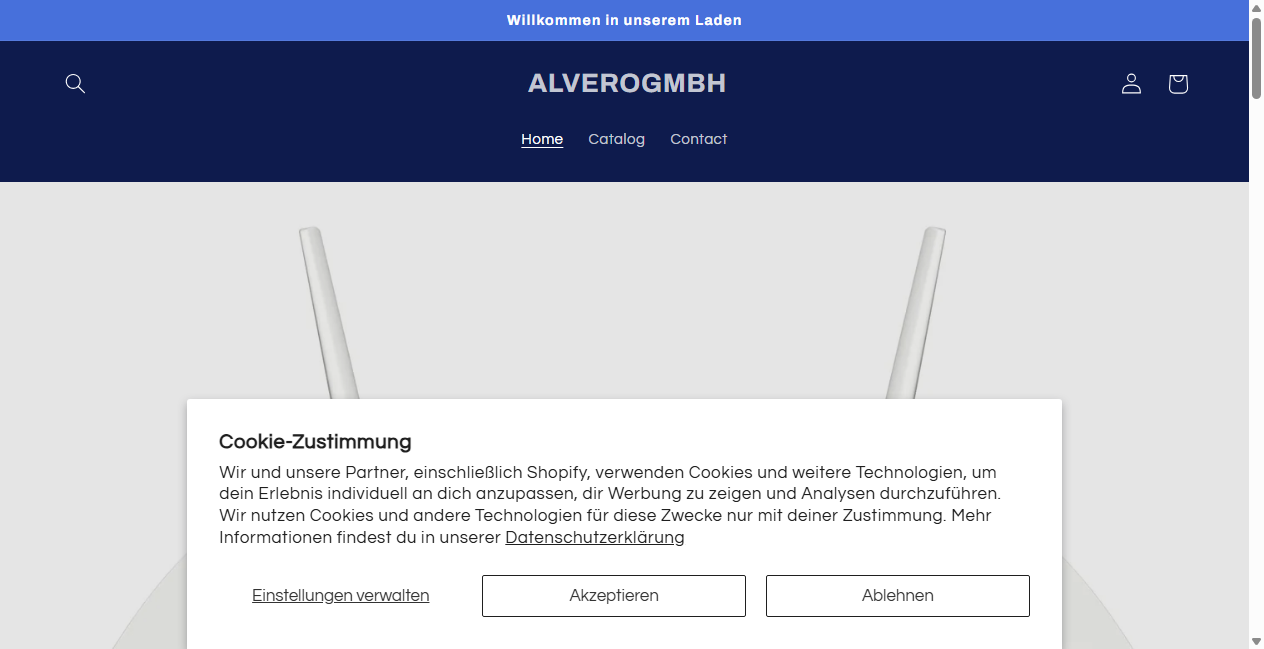 Bestätigte Warnung zu alverogmbh.myshopify.com (2026)