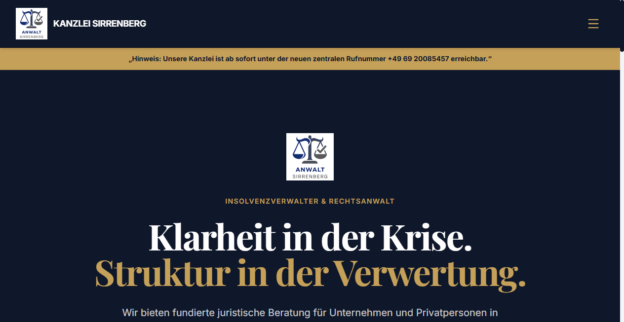 Fake-Shop Warnung: Fake Shop Warnung: anwalt-sirrenberg.com (2026)