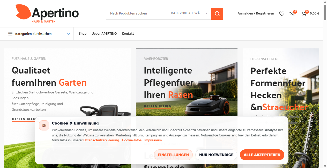 Bestätigte Warnung zu apertino-shop.de (2026)