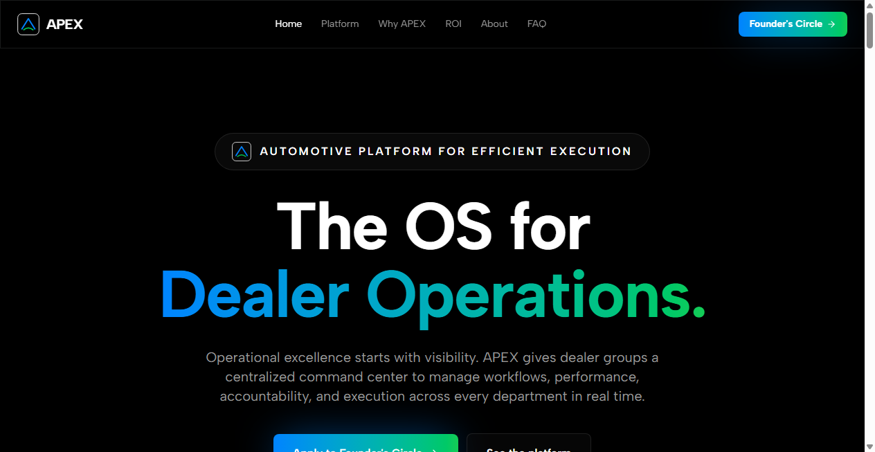 Bestätigte Warnung zu apexdealeros.com (2026)
