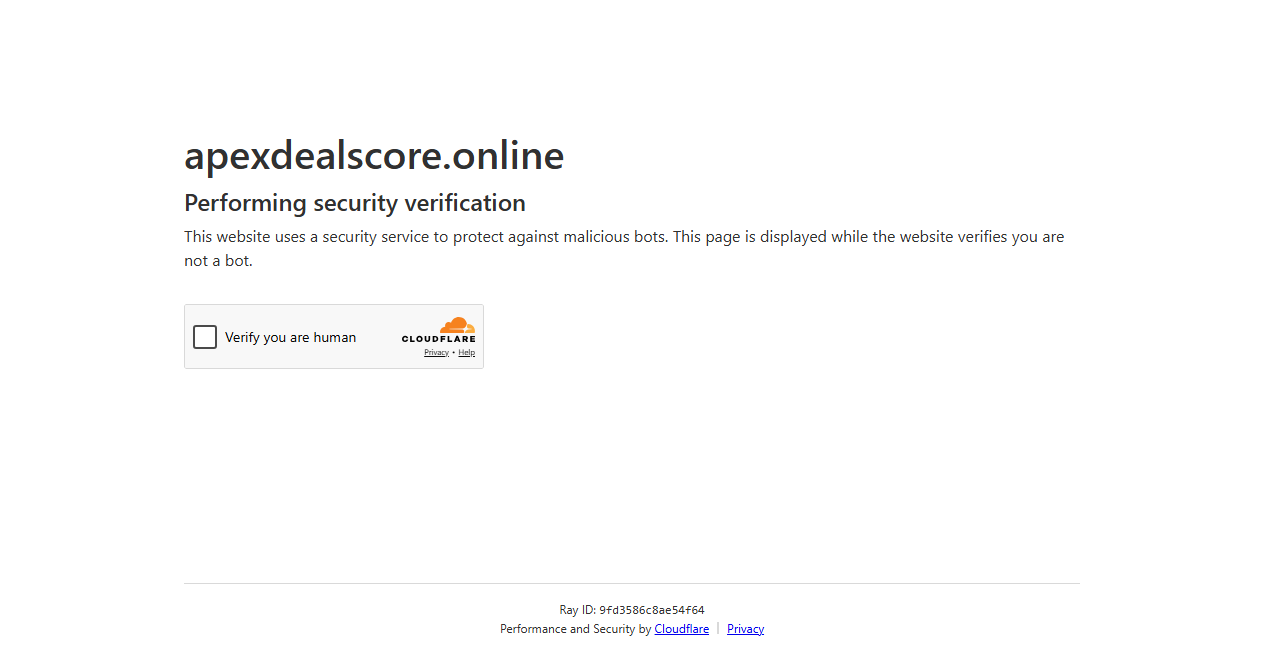 Bestätigte Warnung zu apexdealscore.online (2026)