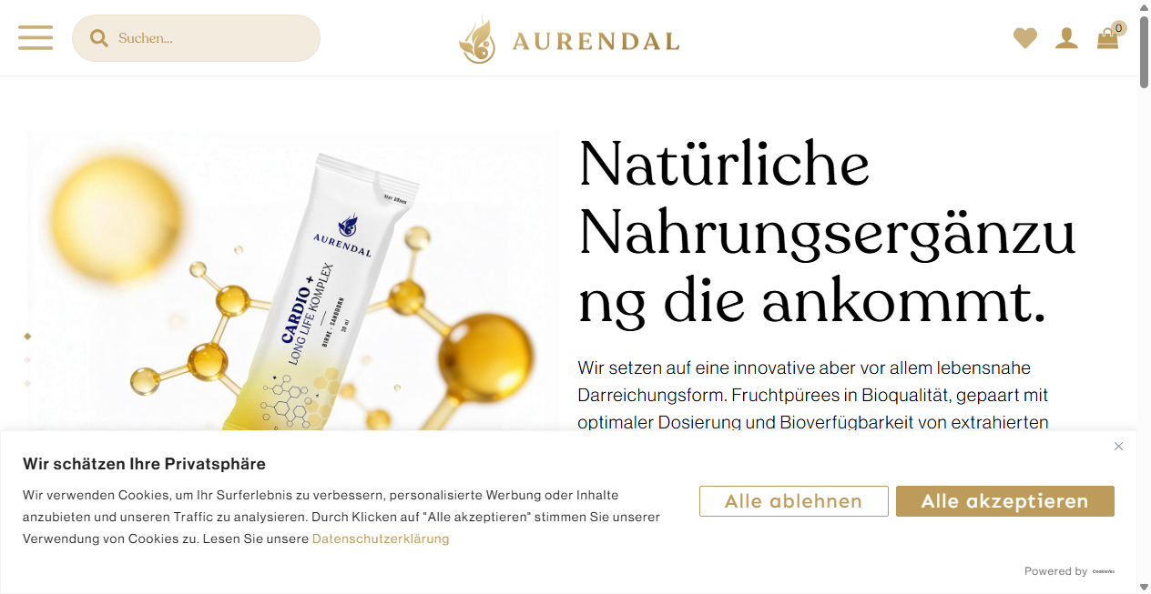 Fake-Shop Warnung: Fake Shop Warnung: aurendal.com (2026)