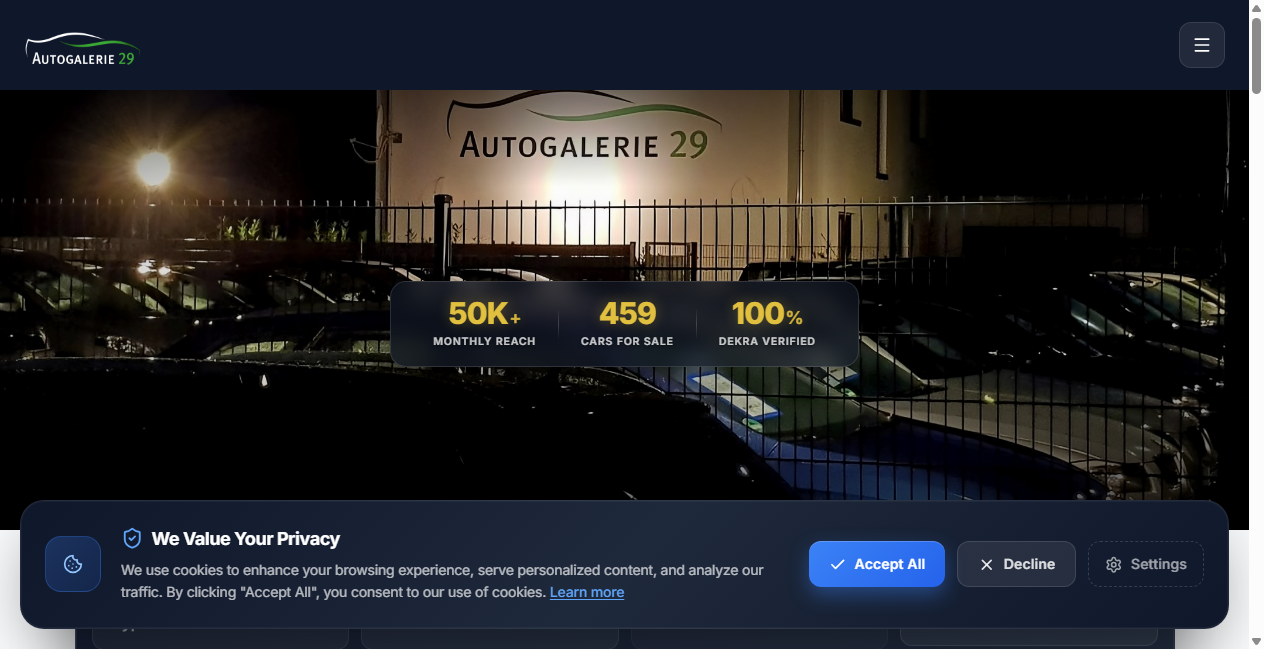 Bestätigte Warnung zu autogalerie29.de (2026)