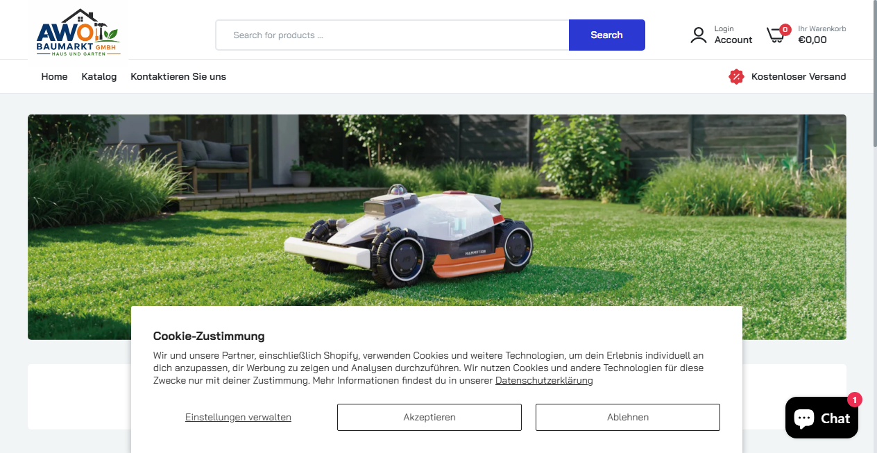 Bestätigte Warnung zu awo-baumarkt.de (2026)