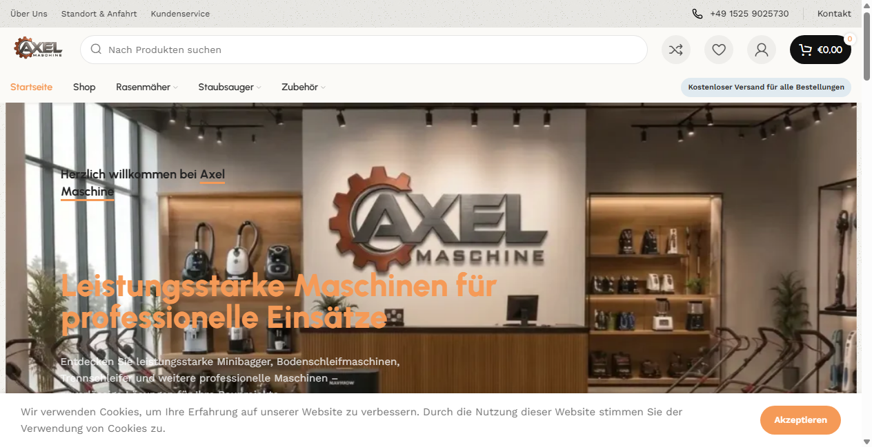 Bestätigte Warnung zu axel-maschine.de (2026)