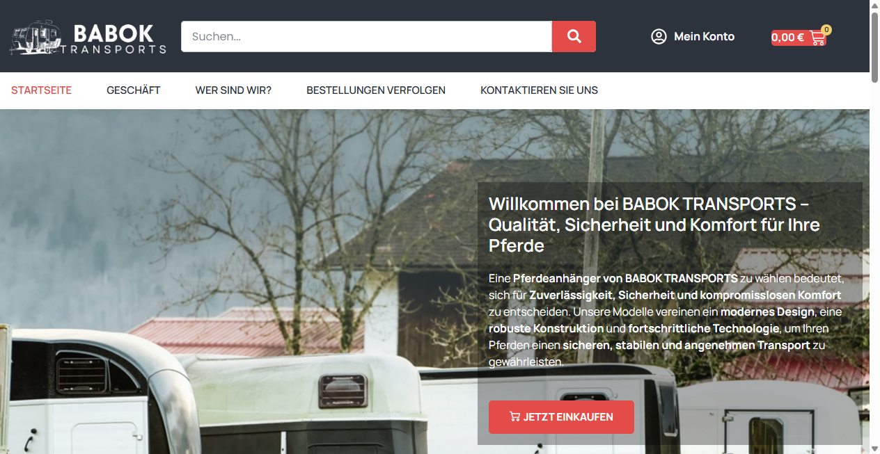 Fake-Shop Warnung: Fake Shop Warnung: baboktransports.com (2026)