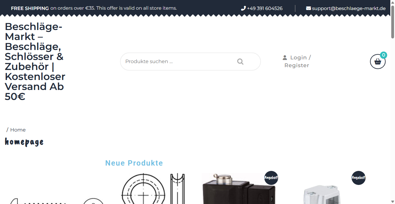 Bestätigte Warnung zu beschlaege-markt.de (2026)