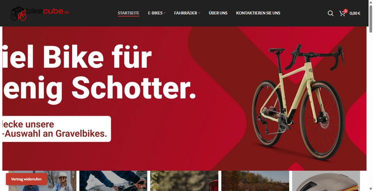 Bestätigte Warnung zu bikecube.de (2026)