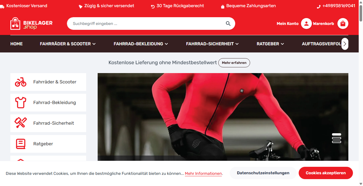 Bestätigte Warnung zu bikelager-shop.de (2026)