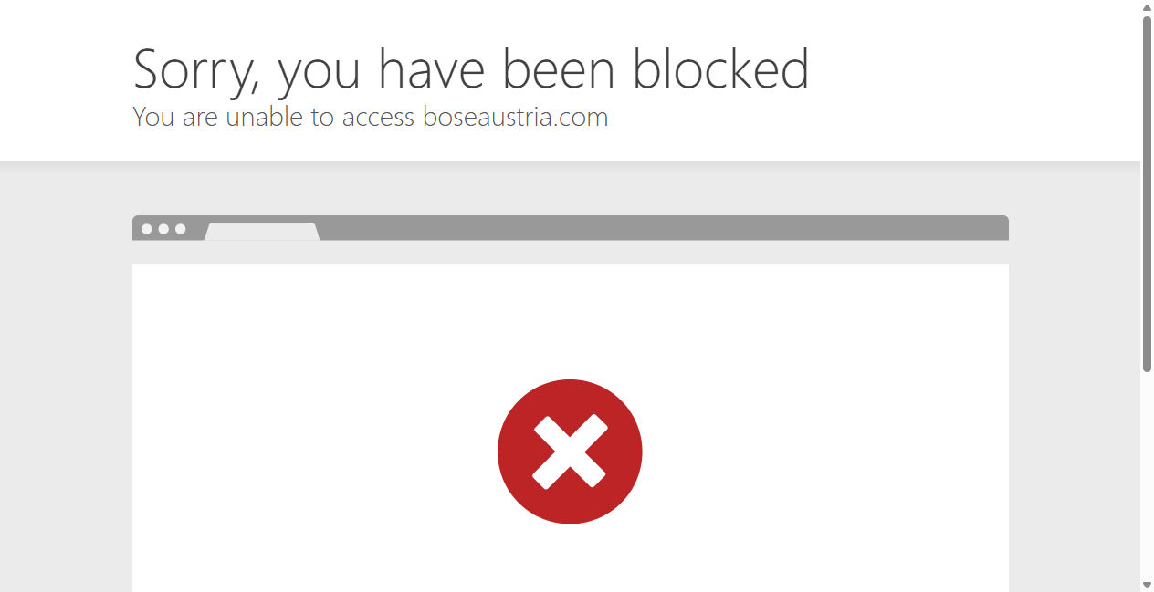 Bestätigte Warnung zu boseaustria.com (2026)