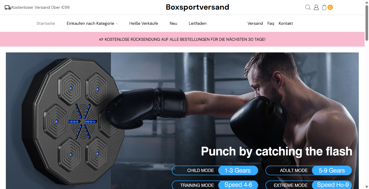 Bestätigte Warnung zu boxsportversand.de (2026)