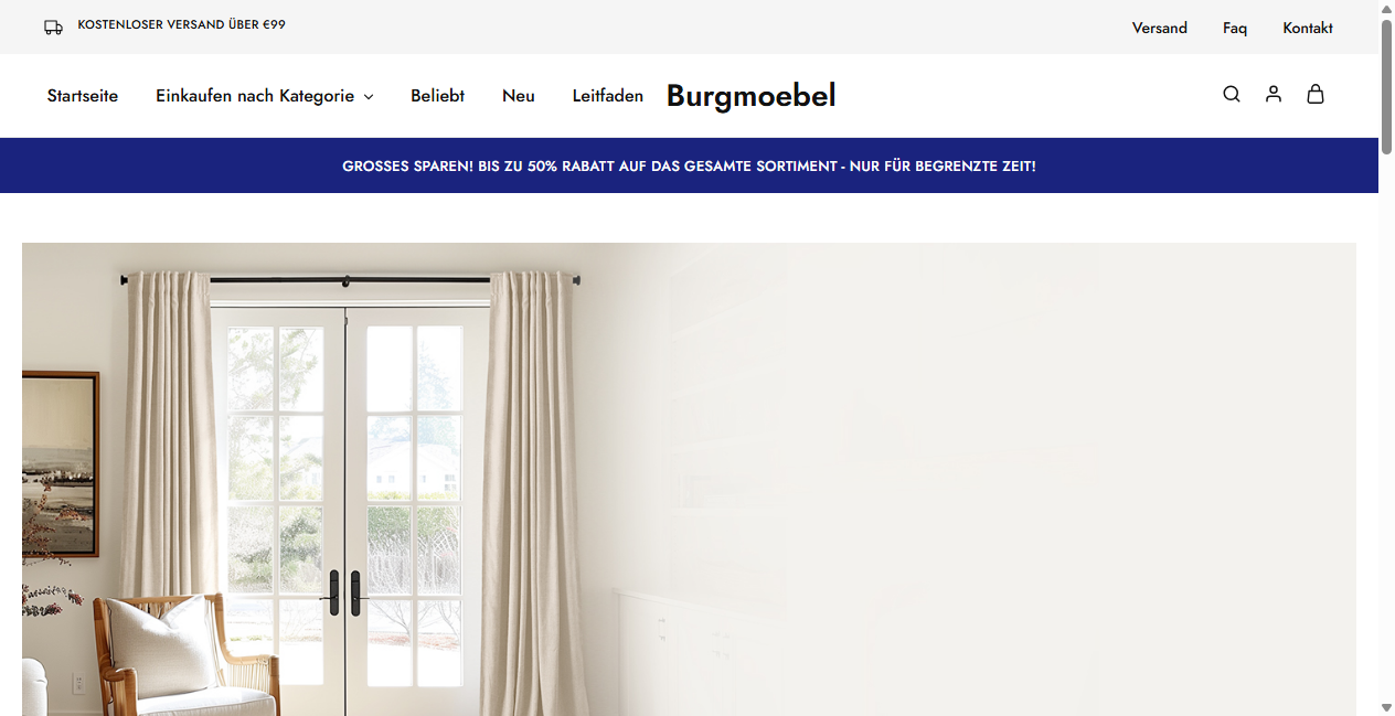 Bestätigte Warnung zu burgmoebel.de (2026)