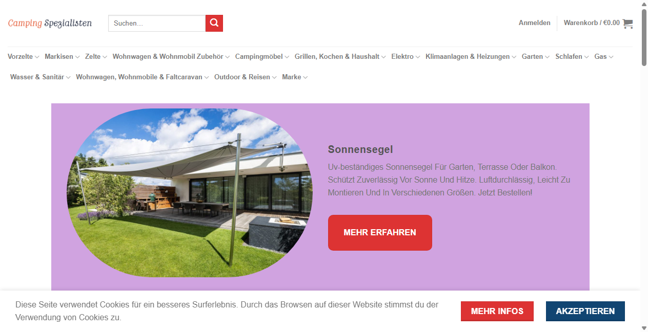 Bestätigte Warnung zu campingspezialisten.com (2026)