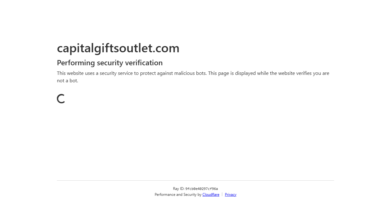 Bestätigte Warnung zu capitalgiftsoutlet.com (2026)