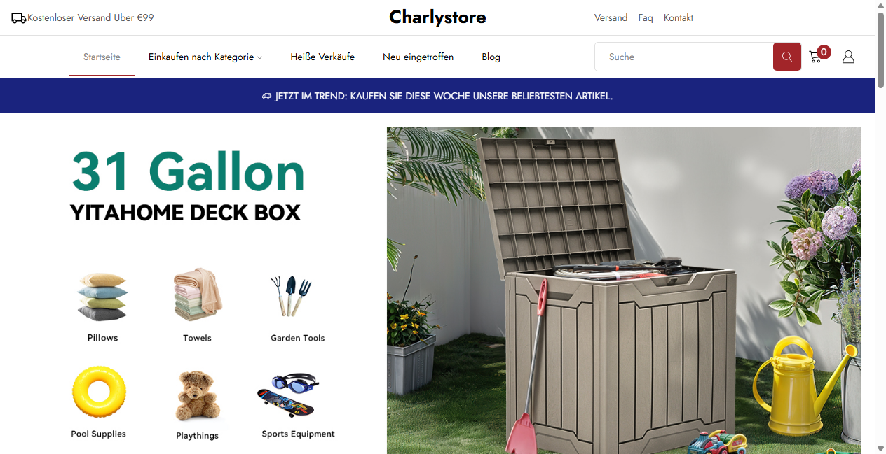 Bestätigte Warnung zu charlystore.de (2026)