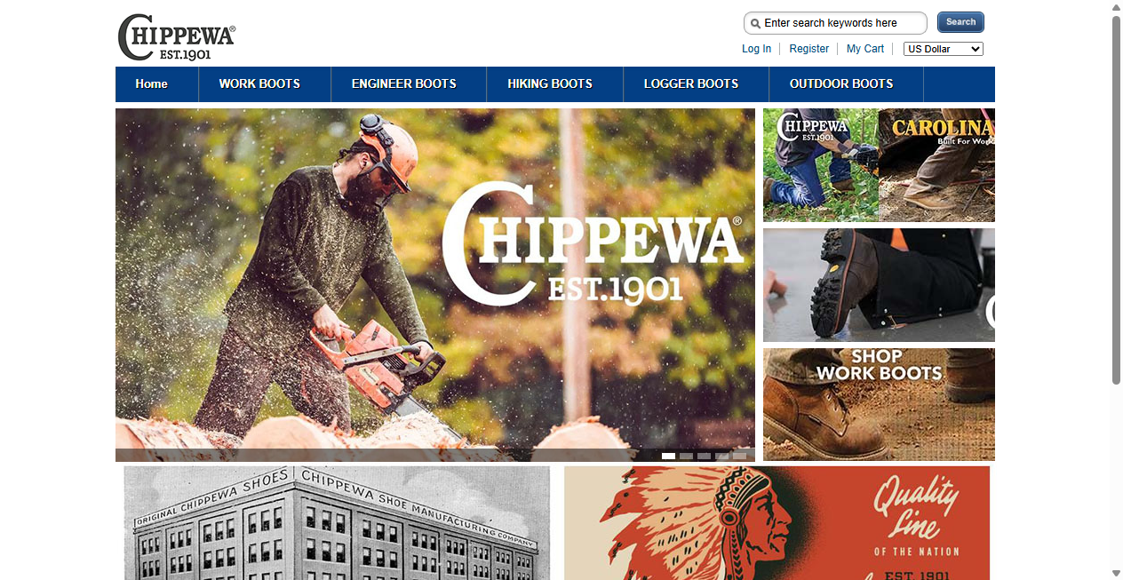 Fake-Shop Warnung: Fake Shop Warnung: chippewa--boots.com (2026)