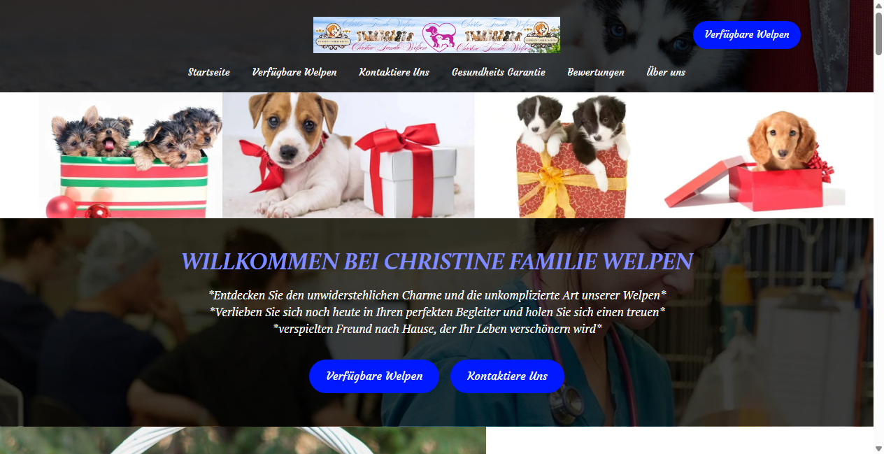 Bestätigte Warnung zu christinefamiliewelpen.com (2026)