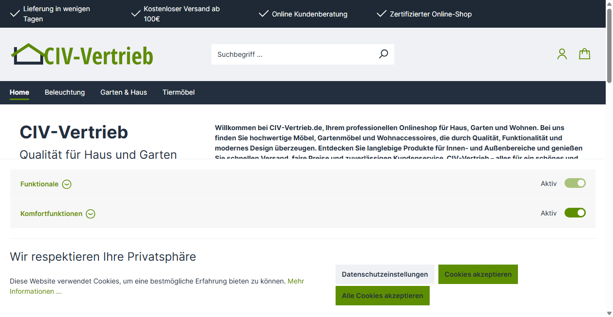 Fake-Shop Warnung: Fake Shop Warnung: civ-vertrieb.de (2026)