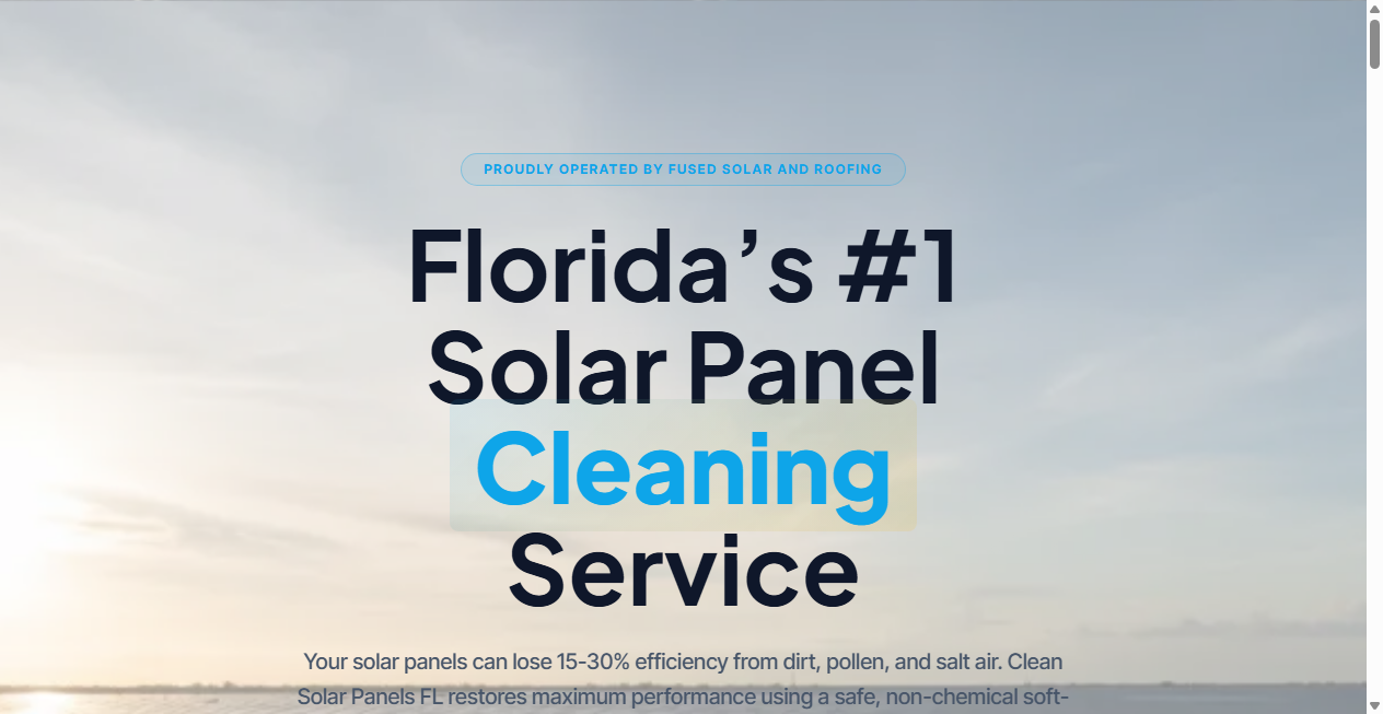 Bestätigte Warnung zu cleansolarpanelsfl.com (2026)
