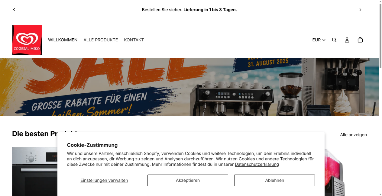 Bestätigte Warnung zu cogesal-miko.com (2026)