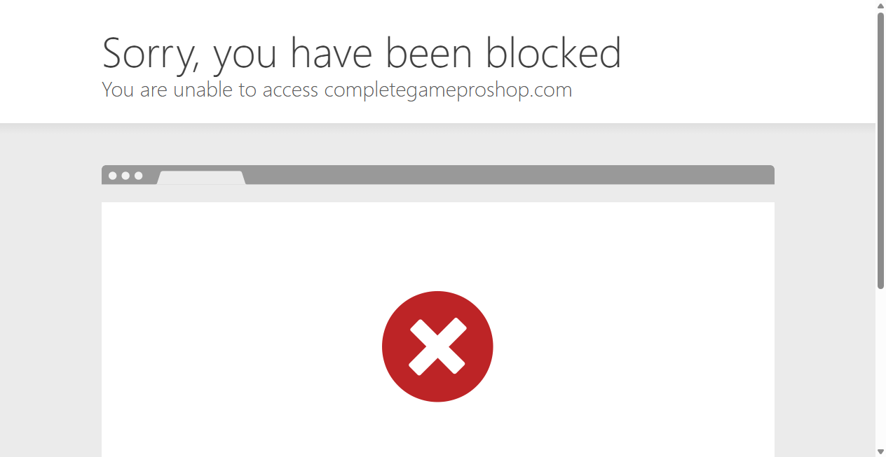 Bestätigte Warnung zu completegameproshop.com (2026)
