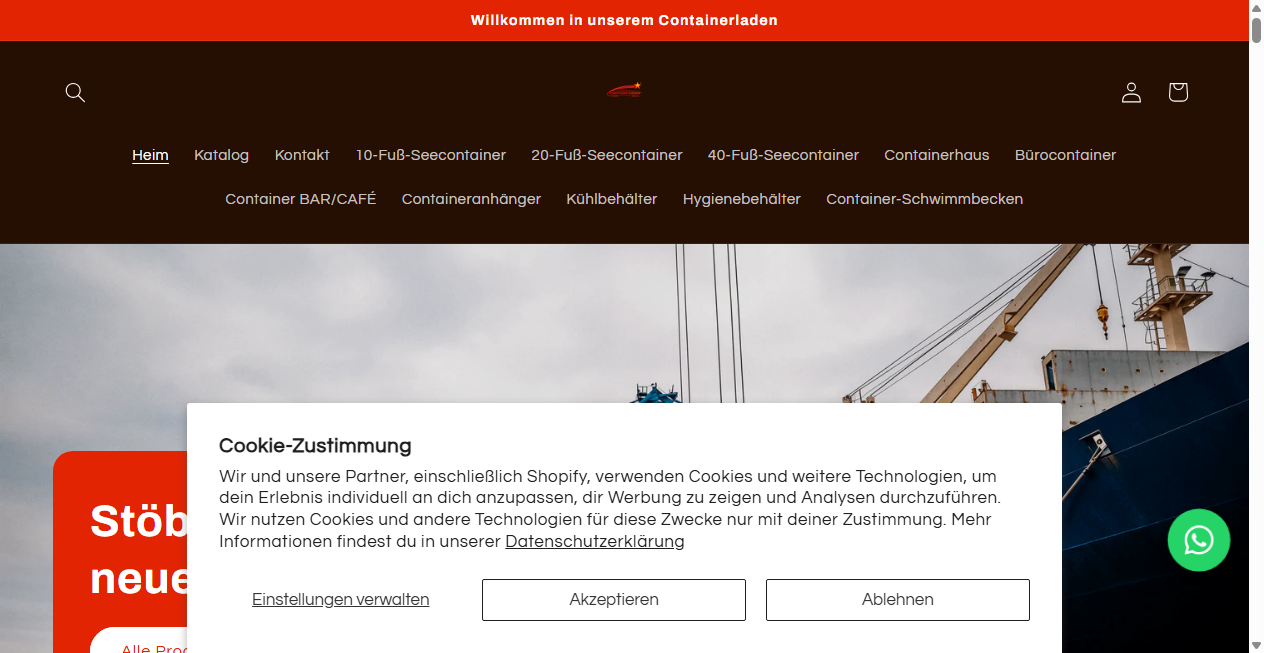 Bestätigte Warnung zu containerdienstheiliggmbh.de (2026)