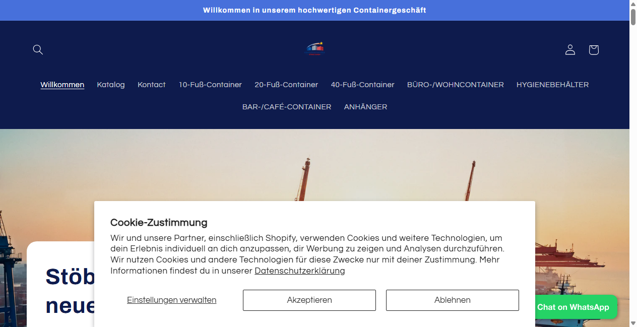 Bestätigte Warnung zu containerservicestarzgmbh.de (2026)