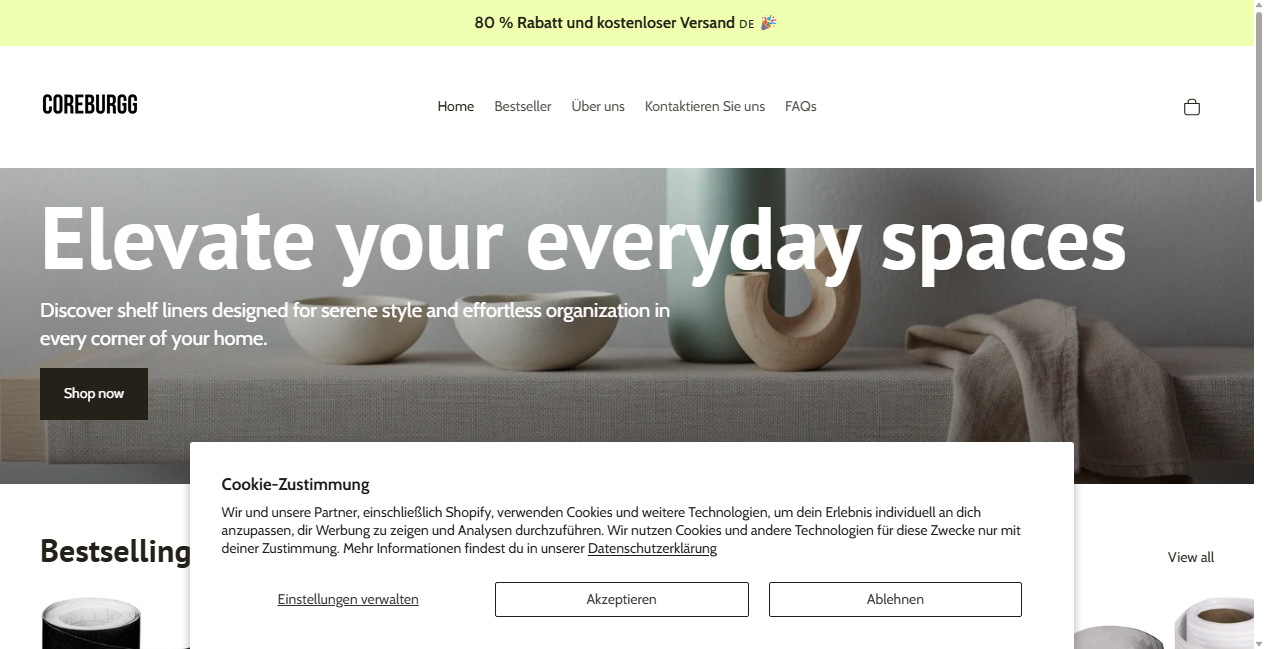 Bestätigte Warnung zu coreburgg.shop (2026)