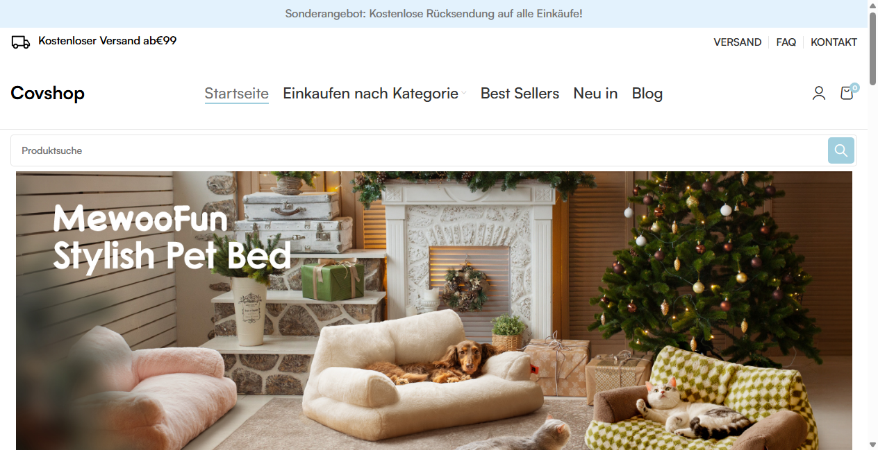 Bestätigte Warnung zu covshop.de (2026)