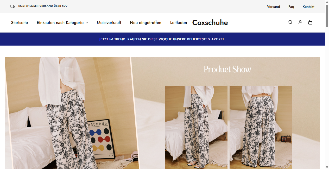 Bestätigte Warnung zu coxschuhe.de (2026)
