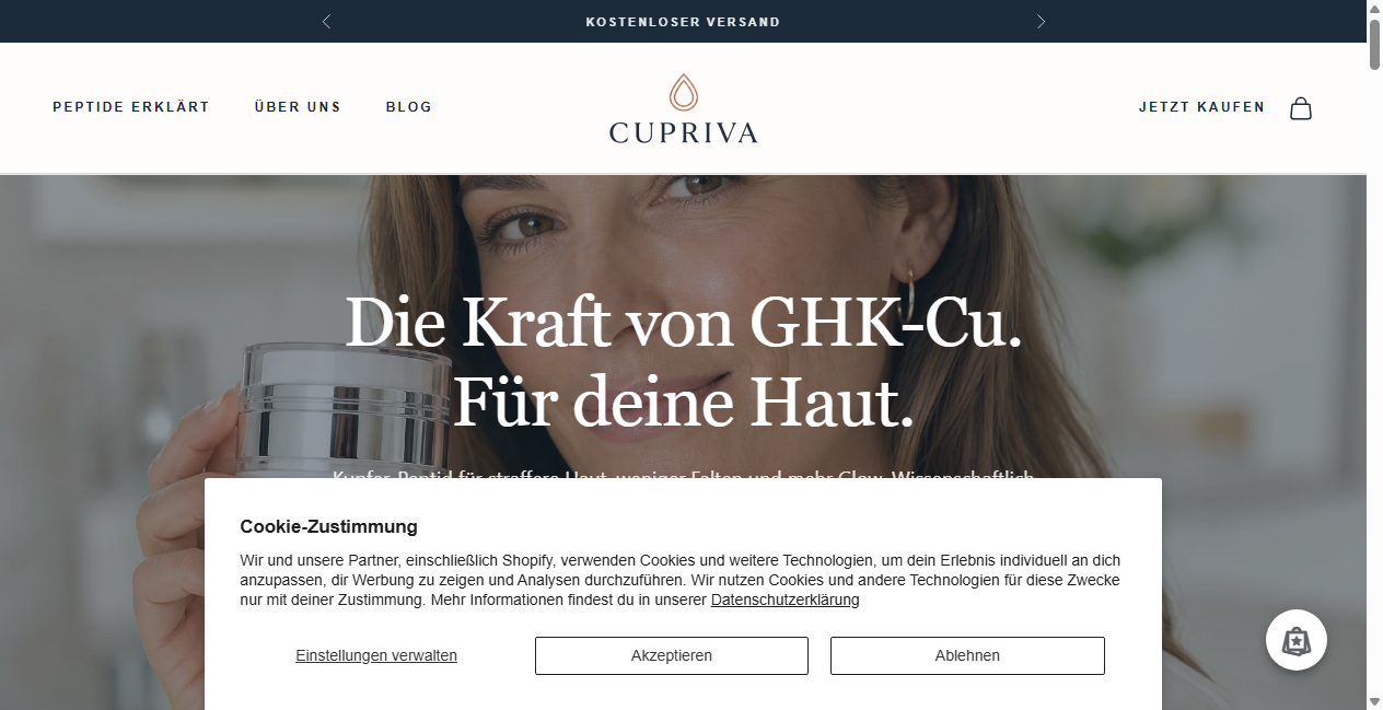 Bestätigte Warnung zu cupriva.de (2026)