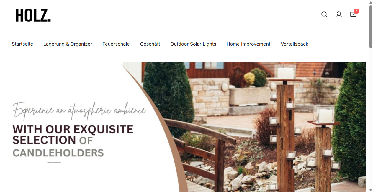 Screenshot von dekorativeholzprodukte.com