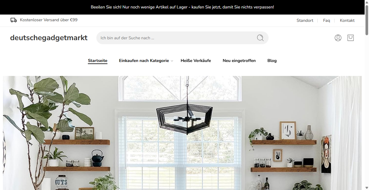 Bestätigte Warnung zu deutschegadgetmarkt.de (2026)