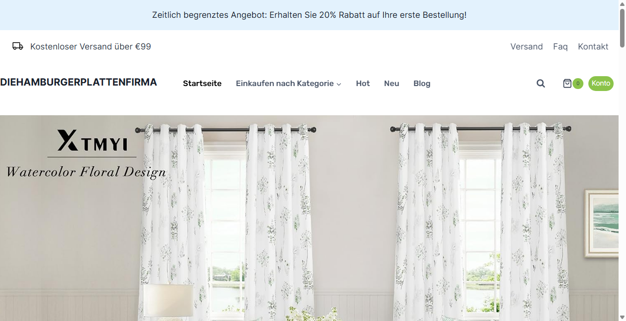 Bestätigte Warnung zu diehamburgerplattenfirma.de (2026)