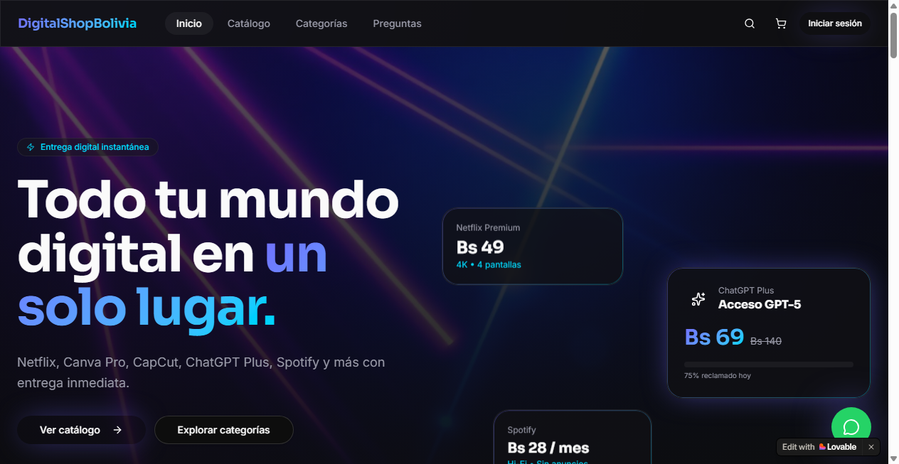 Bestätigte Warnung zu digitalshopbolivia.com (2026)