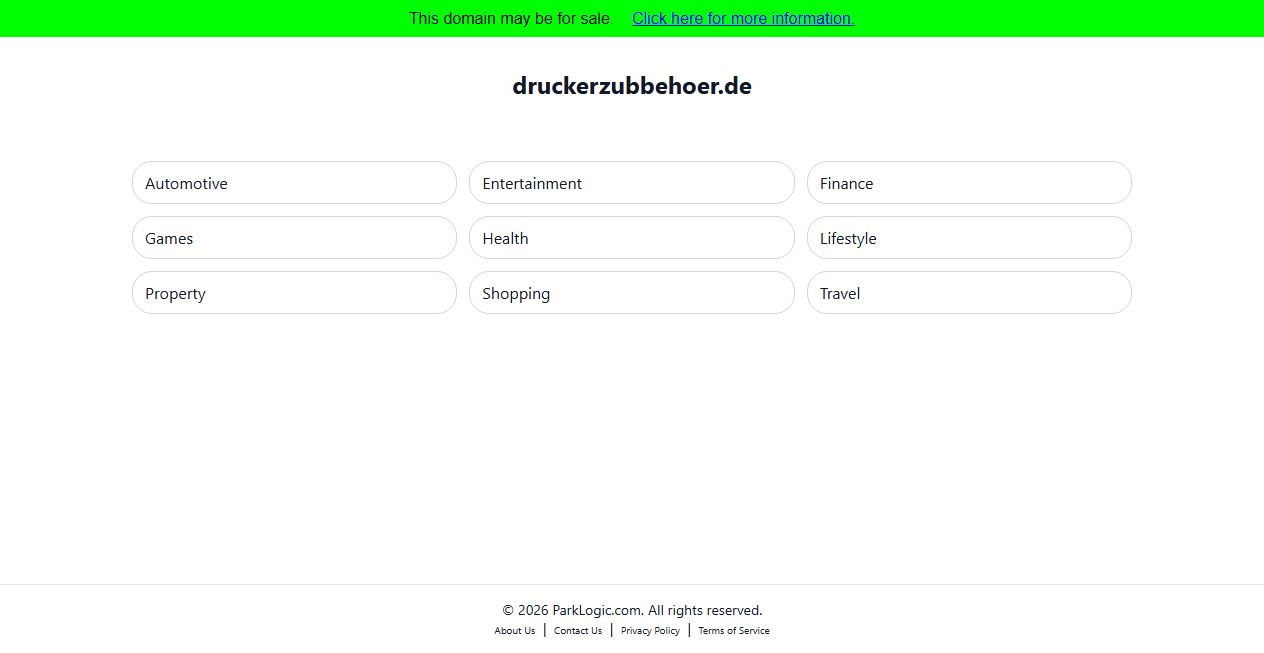 Bestätigte Warnung zu druckerzubbehoer.de (2026)