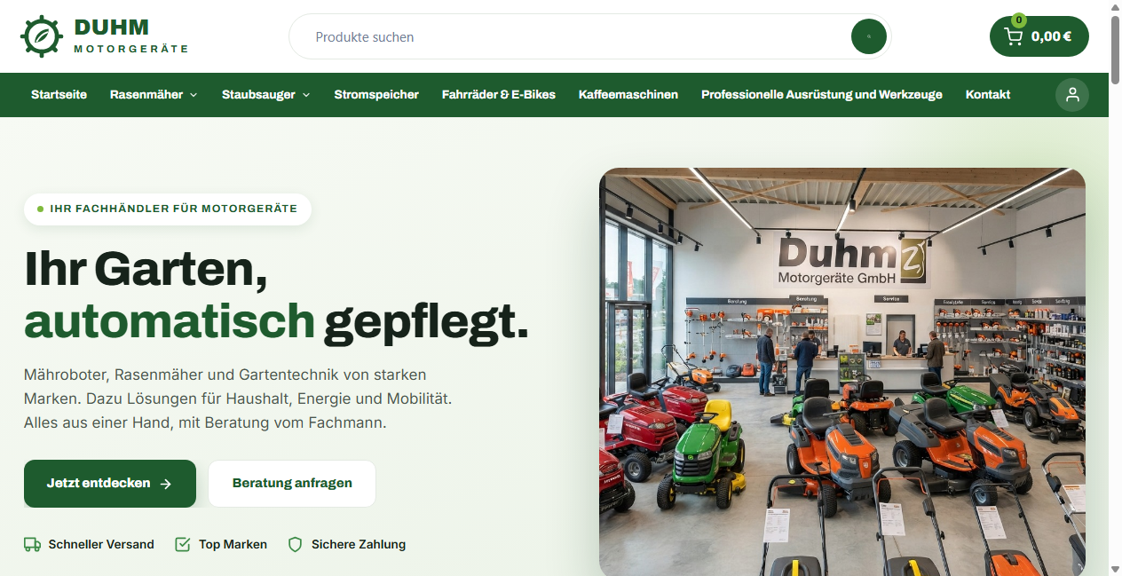 Bestätigte Warnung zu duhm-motorgerate.de (2026)