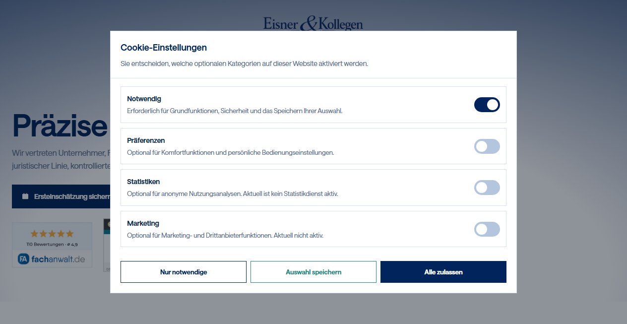 Bestätigte Warnung zu eisner-kollegen.de (2026)