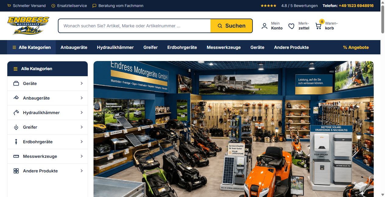 Bestätigte Warnung zu endressmotorgerate.de (2026)