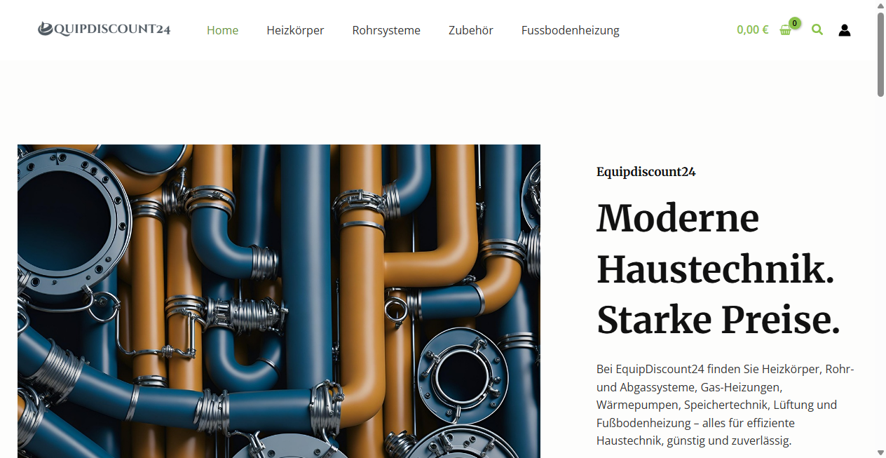 Fake-Shop Warnung: Fake Shop Warnung: equipdiscount24.com (2026)