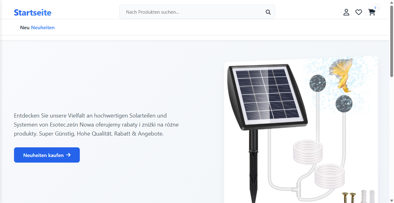 Bestätigte Warnung zu esotecde.shop (2026)