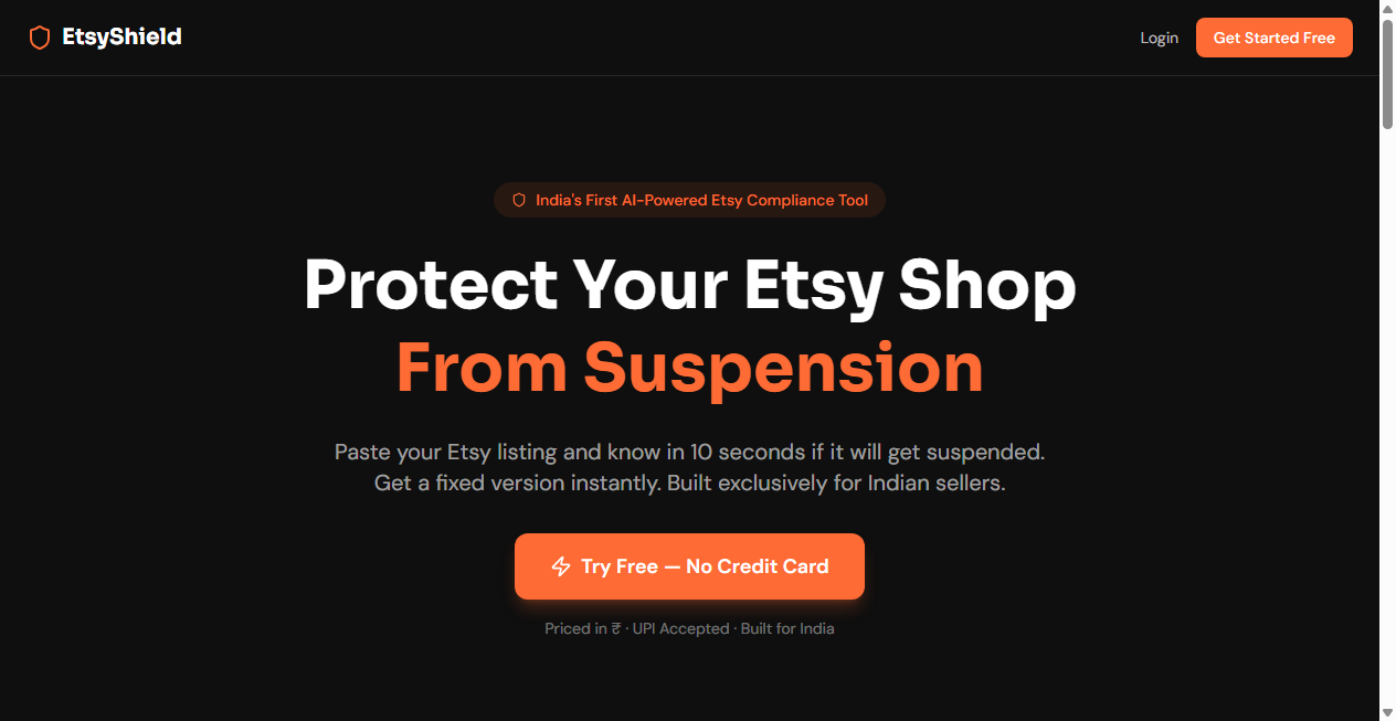 Bestätigte Warnung zu etsyshield.com (2026)